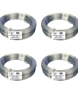 Kit com 4 KG de Arame Liso Galvanizado - BWG18-1,24MM - JST