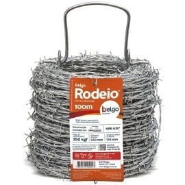 Arame Farpado 1,6mm 100m Rodeio - Belgo Bekaert