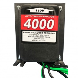 Auto Transformador 4000va - 2800w - 110/220V - Kitec