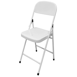 Cadeira de Aço Dobrável - Branca - 10.403.01 - Açomix