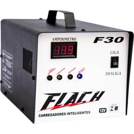 Carregador De Bateria 30A/12V - Bivolt - Automático - F30 - Flach