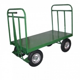 Carro Plataforma Metal - 1000kg - 2 Abas - Carroleve