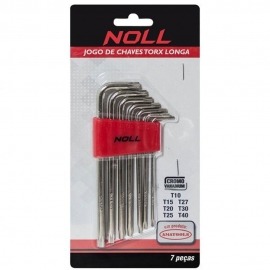 Jogo de Chave Torx L  - 7 Peças - T10 A T40 - Noll