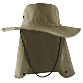 Chapéu Pescador Com Proteção - Caqui