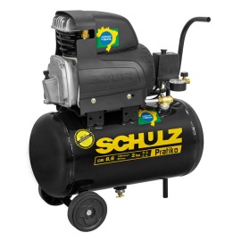 Compressor Ar CSI 8,6/25 Litros - Sem Kit - Monofásico 127v - Schulz