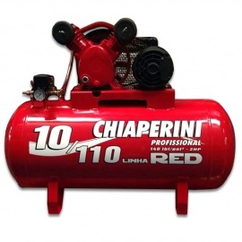 Compressor de Ar 10/110 Linha RED Com Motor Monofásico - Chiaperini