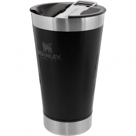 Copo Térmico - Com Tampa - Matte Black - Preto - 473ml - Stanley