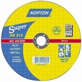 Disco de Corte - 10 X 1/8 X 1 - 2 Telas  - Norton
