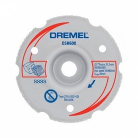 Disco de Metal Duro Multiuso para Corte Nivelado DSM600-RW  - Dremel