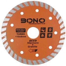 Disco Diamantado 110 x 8mm - Turbo - Bono