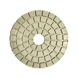 Disco Diamantado De Polimento Seco/Úmido - Buff Branco - 62154 - Cortag