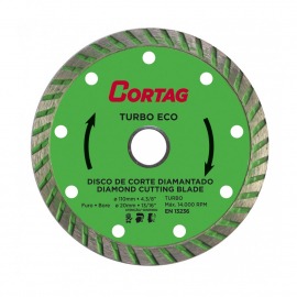 Disco Diamantado Eco Turbo 110mm - 60598 - Cortag