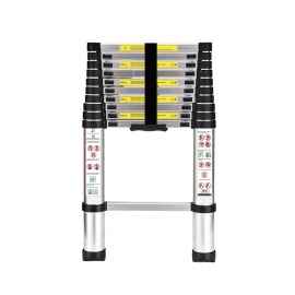 Escada Telescópica Extensiva Inox - 11 Degraus - 3,20 Metros - ETI320 - JST