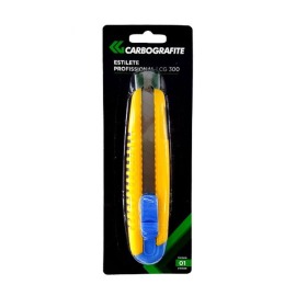 Estilete 18mm Com Trava Mod. CG300 - Carbografite