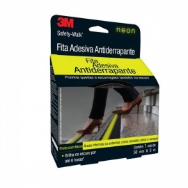 Fita Antiderrapante Fosforescente Neon Safety-Walk 50 mm X 5 Metros - 3m