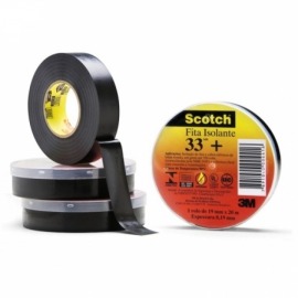 Fita Isolante Scotch 33+ 19 mm X 20 Metros - 3m