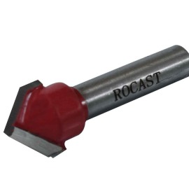 Fresa Para Tupia - Rasgo Em V - 1/2 X 1/4 - 91.0005 - Rocast