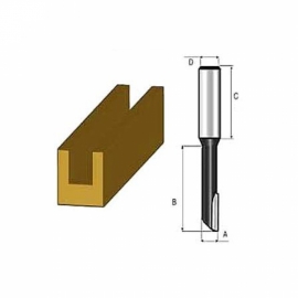 Fresa Simples Para Abertura de Canal Reto D-01965 - Makita