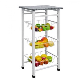 Fruteira Max Forte Tampo Granito - Desmontável - 10.617.01 - Branco