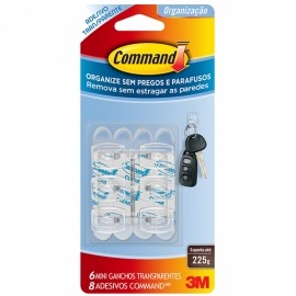 Gancho Mini Command Transparente - 3m