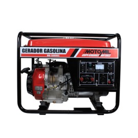 Gerador a Gasolina 5000 Watts - 4 Tempos Monofasico Mod. MG-5000CL  - Motomil