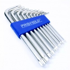 Jogo de Chave Torque 7 Peças T10 a T40 Longa - Profield