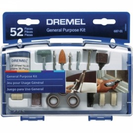 Kit Acessórios 52 Peças Uso Geral - 687-01 - Dremel