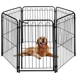 Cercado Cachorro Pet - 5 Módulos + Portão - 82x68Cm - Preto - 30.035.02 - Petmix