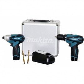 Kit Combo LCT204X2 - Furadeira TD090D e Parafusadeira DF330D - 12V Bivolt - Makita