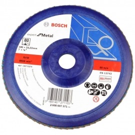 Lixa Flap Disc R835 - 180X22 - GR. 80 - Bosch