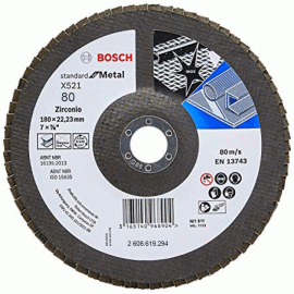 Lixa Flap Disc standard 180x22 GR 80 - 2608.619.294 - Bosch