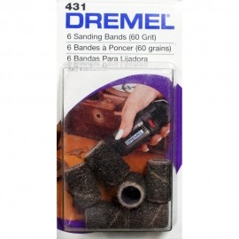 Lixa Tubo 6 Peças Gr 60 - 2.615.000.431- Dremel