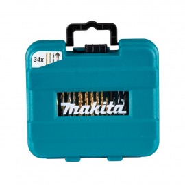 Kit De Acessórios Com 34 Peças - B-68498 - Makita