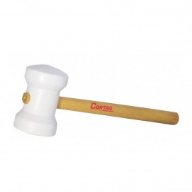 Martelo De Borracha 60mm - Branco - Cortag