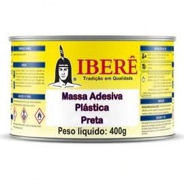 Massa Plástica Preta 400gr - Ibere