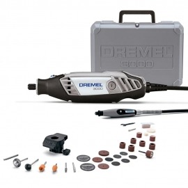 Micro Retífica Dremel 3000 Com Kit 30 Acessórios com 2 Acoplamentos - Dremel