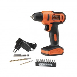 Parafusadeira / Furadeira - 12v - LD12S-BR - Com 13 Acessórios - Black and Decker