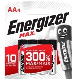 Pilha Alcalina Pequena - AA4PC - 48204 - Energizer