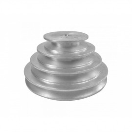 Polia Escalonada para Furadeira 50 x 75 x 100 x 130 mm  Alumínio