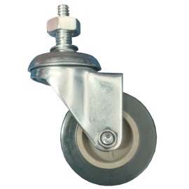 Rodízio Rosca Fixa De PVC 2 Pol – 50mm 50kg – JST
