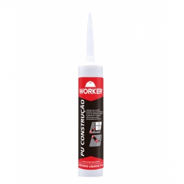 Selante de Poliuretano - Cinza - 400 gr - Worker