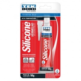 Silicone Vermelho Alta Temperatura 50g - Tekbond